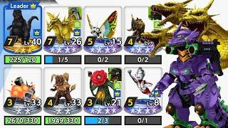 BIBIPEW GODZILLA BATTLE LINE DECK LINE UP TEST FOR RANK ARENA KING GHIDORAH BATTRA ニューゴジラ バトルラインデッキ