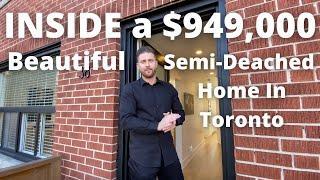 INSIDE a Beautiful $949,000 Semi-Detached Home In Toronto