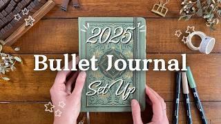 2025 BULLET JOURNAL SET UP! Easy, functional, & pretty spreads