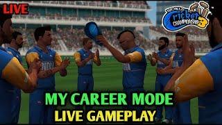 WCC3 MY CAREER MODE - WORLD CUP T20 (INTERNATIONAL) LIVE STREAMING || CAREER MODE GIVEAWAY