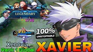 Legendary Xavier 100% Unstoppable Midlaner - Top 1 Global Xavier by Xenovia - Mobile Legends