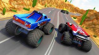 Ultimate Monster Truck Derby and Stunt Gameplay – Epic Crashes and Insane Tricks!