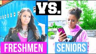 Freshman Year Vs. Senior Year! | Krazyrayray