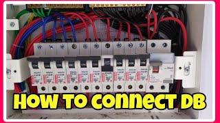 How To Connect M.C.B Box | in house wireing Telugu | (12 Way mcb DB)