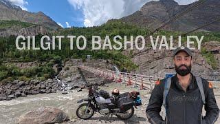 Gilgit To Basho Valley | Jaglot Skardu Road Bike Adventure | Solo Traveling Ep.9