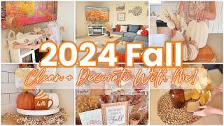 *NEW* 2024 FALL DECORATE WITH ME + CLEANING MOTIVATION! SIMPLE COZY MINIMALIST