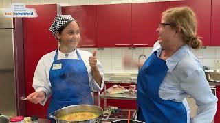 Kochen im Rahmen von „Gemeinsam gegen Lebensmittelverschwendung“, BSZ Scheinfeld. Bitte teilen!