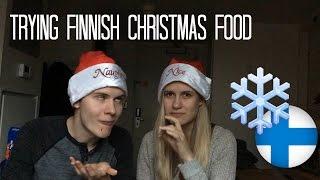 AMERICANS TRY FINNISH CHRISTMAS FOOD