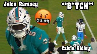 Jalen Ramsey ‘SONNED’ Calvin Ridley  Dolphins vs Titans 2024 highlights (WR vs CB)