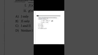 Exponential Decreasing Functions- Min? #maths #satprep #examtips #exam #gcse #sat @TestPrepLaunch