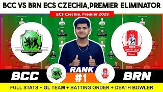 BRN vs BCC Team , BRN vs BCC , Brno vs Bohemian CC 16TH ECS T10 Czechia Premier