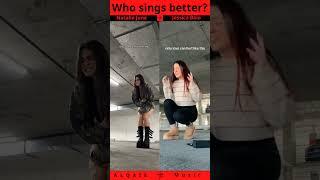 Which singer is the best? Natalie Jane × Jessica Baio - Only Love Can Hurt Like This #alqaismusic