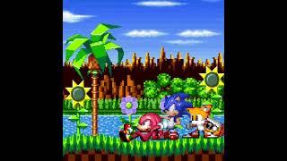 Time Sonic corre atrás do Shadow.        (Apenas uma animação de testes, me digam se ficou bom )