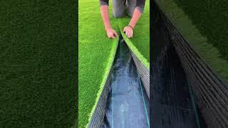 How to install artificial grass? #landscape #artificialturf #lawncare #installation