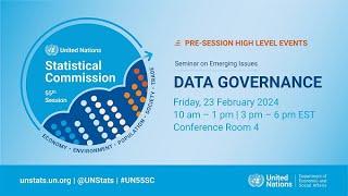 Data Governance across systems: exploring strategies for official statistics (PM)