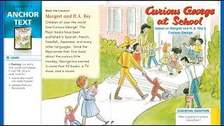 Lesson 3 for First Grade: Curious George at School