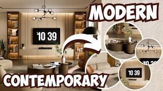 How to Achieve a MODERN CONTEMPORARY Look in Your Living Room, Dining Area, Kitchen, and Bedroom