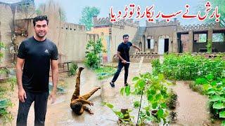 Tofani Barish Ny Sab record Tod deay | Heavy Rain in Village | Shoaib Maharzada
