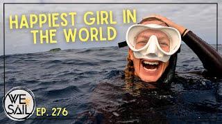 Happiest Girl in the World - Swimming with Whales in Tonga  | EPISODE 276