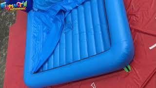 5k velcro water pool with jumping base, inflatation base