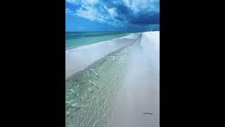 Tranquil Shoreline Under Moody Skies