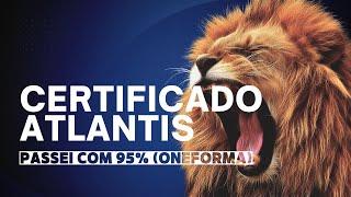 Atlantis Certificate (Oneforma) Certificado Atlantis!