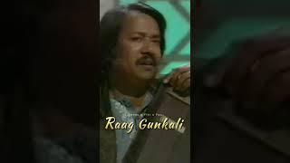 Ustad Salamat Ali Khan | Lal Shahbaz Qalandr | Gunkali #shorts #shamchurasigharana #classicalmusic