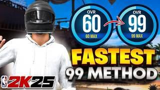 99 Overall in ONE DAY! | FASTEST 99 Overall Method in NBA 2k25!