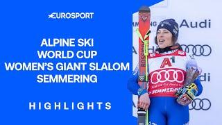 Federica Brignone Completes Sublime win In Simmering  | FIS Alpine Ski World Cup 2024/25 Highlights