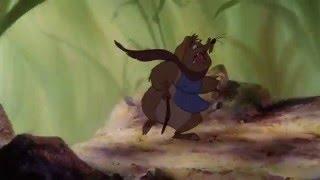 The Secret Of NIMH (1982) Mrs. Brisby try to stop tractor