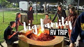 Big Family RV Trip to Jellystone - Adventuring Family of 12