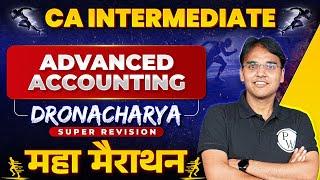 Advanced Accounting Super Revision Marathon  (Part-1) | CA Inter Preparation | CA Nitin Goel