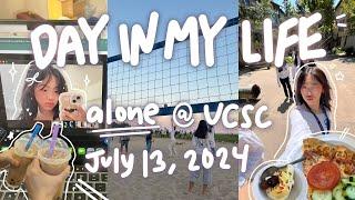 day in my life alone @ ucsc !! summer '24 vlog, studying, eating, & more!