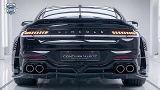 All-New 2025 Lincoln Continental GT - Premier, Powerful Sedan Unveiled