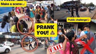 MAKE A SCENE | PUBLIC CHALLENGE | MANAVALAN MEDIA | PRANK 