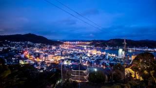 Evening Time Lapse at Miharashi-Tei (みはらし亭), Onomichi, Japan