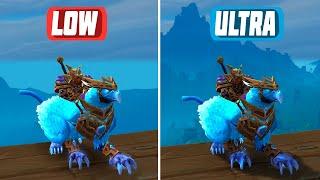 World of Warcraft Low vs Ultra - Graphics Comparison