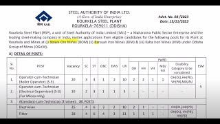 SAIL Recruitment 2023: ITI & Diploma Holder | Apply Now