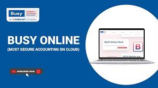 BUSY Online - Most Secured Accounting on Cloud (Hindi)| BUSY on Cloud | BUSY