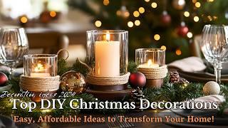 Top 14 Trending DIY Christmas Decorations for 2024: Create Magical Holiday Vibes on a Budget!