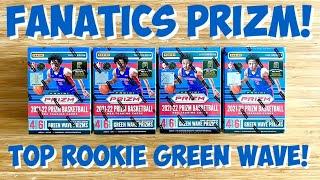 *FIRST LOOK* 2021-22 Panini Prizm Basketball Blasters - FANATICS Exclusive - Top Rookie Green Wave!