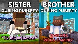 Brother VS Sister Portrayed by Minecraft #2