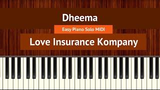 How To Play "Dheema” (Easy) | Bollypiano Tutorial