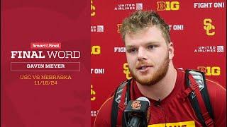 USC DT Gavin Meyer | USC defeats Nebraska, 28-20