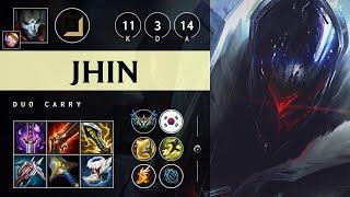 Jhin ADC vs Ezreal - KR Challenger Patch 25.09