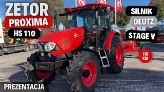 ZETOR PROXIMA 110 HS [STAGE V] - co nowego + porównanie z Stage IIIB | Prezentacja / test ciągnika