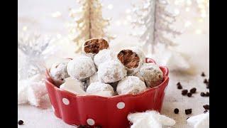 Double Chocolate Snowball Cookies Recipe - Easy Christmas Cookies