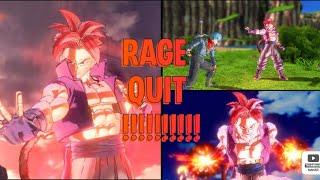 Super Saiyan God Ryu makes cheap player RAGE QUIT!!!: DRAGON BALL XENOVERSE 2