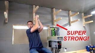 Super Strong Lumber Storage Rack | How To Build