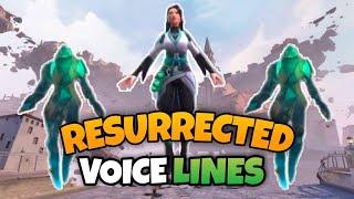 Valorant - All Agent Resurrected Voice lines